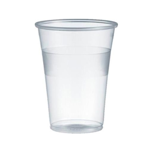 Copos Plástico Transparente (Agua/Cha) 200ml - Pack100
