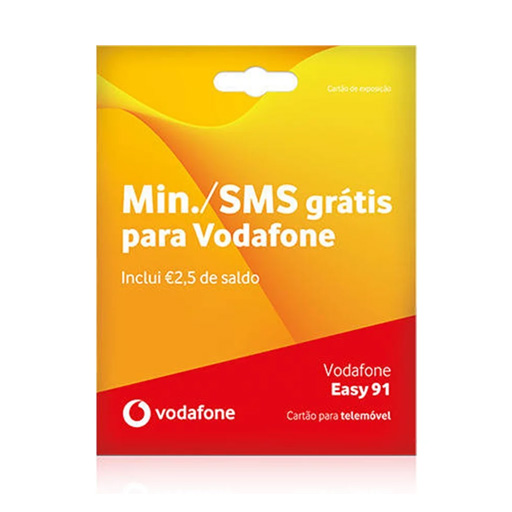 Cartão Vodafone Easy 91