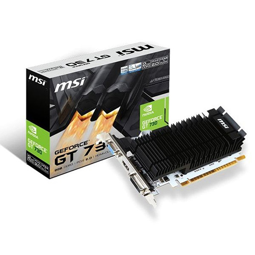 Placa Gráfica MSI GeForce® GT 730 LP 2GB GDDR3