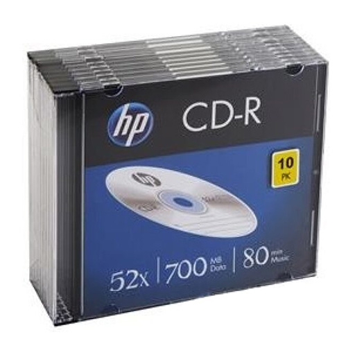 CD-R HP 700Mb 52x 80min Slim