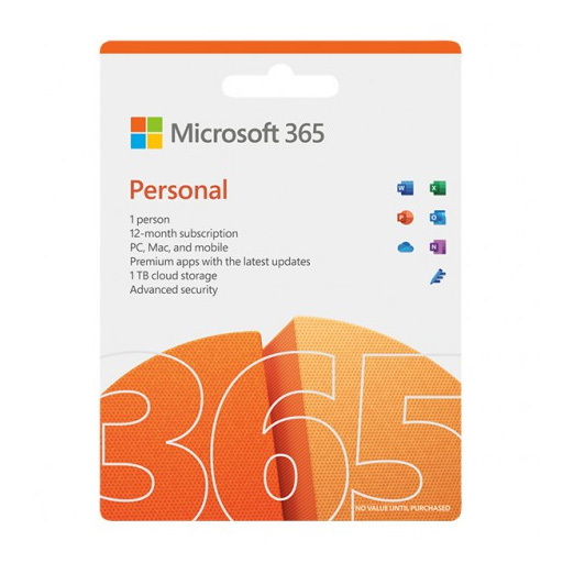 MICROSOFT Office 365 Personal 32/64 PT Subscr 1 Ano 