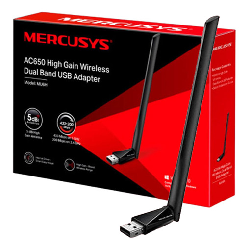 MERCUSYS USB Wireless 802.11AC 650M 