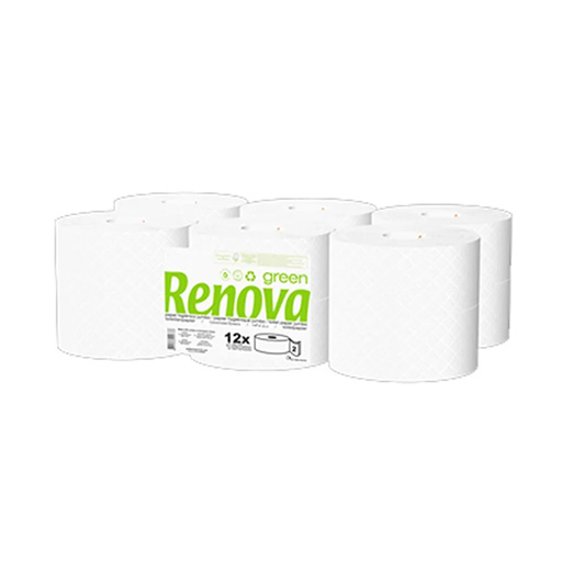 [65030229] Renova Green Papel Higienico (Jumbo) 2Fls 120mts (Pack12) 