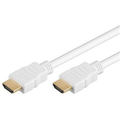 [CAB69124W] Cabo HDMI M para HDMI M Highspeed Ethernet 0.5m Branco