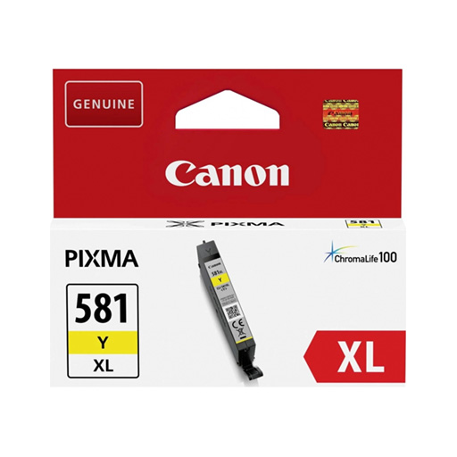 [CANCLI581YXL] Tinteiro Canon Pixma 581XL Amarelo