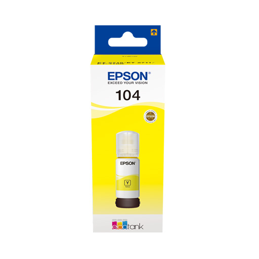 [EPSC13T00P440] Tinteiro Epson 104 Amarelo