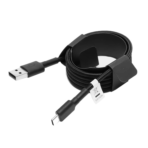 [SJV4109GL] Cabo XIAOMI Mi Braided USB Type-C 100cm preto