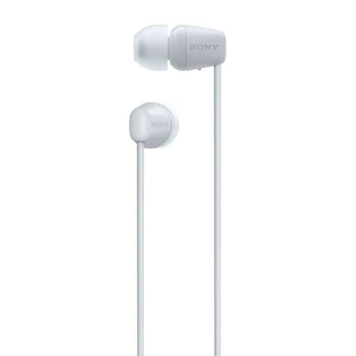 [WI-C100W] Auriculares Bluetooth SONY WIC100W (In Ear - Microfone - Branco)
